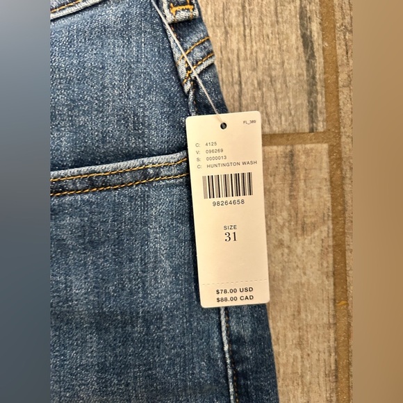 🆕 NWT Anthropologie PILCRO MID-RISE MICRO DENIM SHORTS - Picture 7 of 11